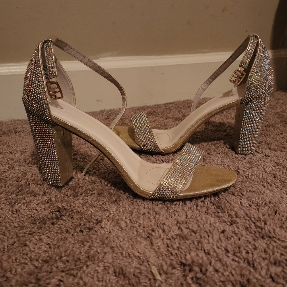 David's Bridal Britt shoe in Nude